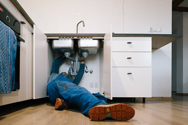 Professional Drain Cleaning technician working in Lexington, NC